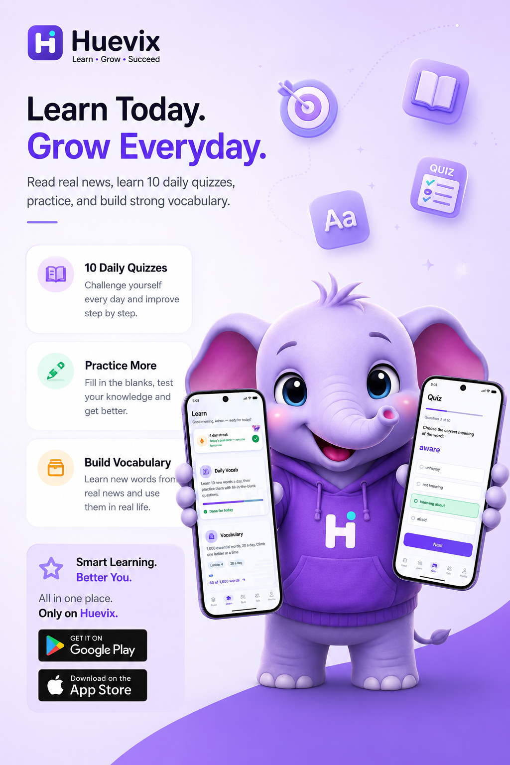 Learn Today, Grow Everyday — available on Google Play